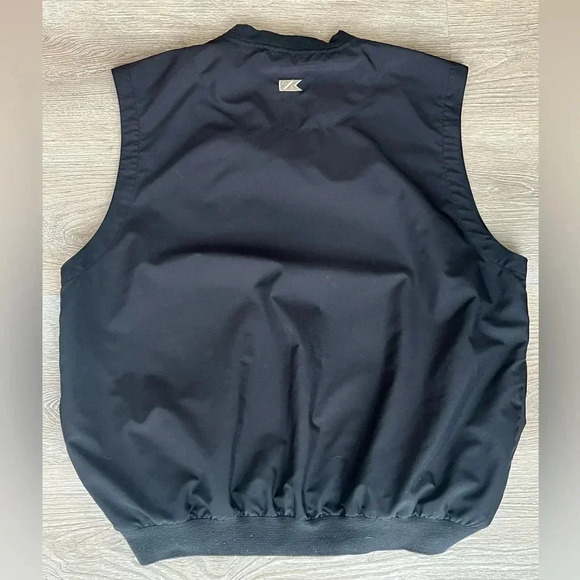 Cutter & Buck Pendleton Round-Up Windbreaker Golf‎ Vest Black Men's XL - Picture 2 of 7